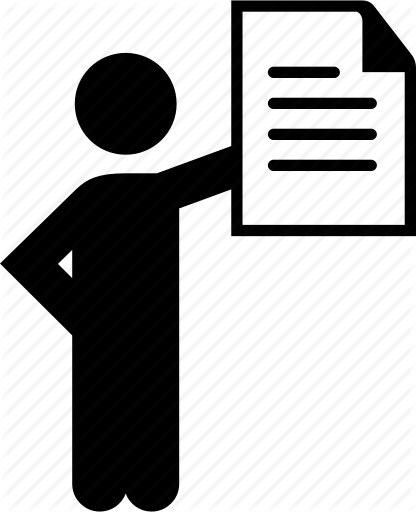 Person Icons Document - Document Person Icon (416x512)