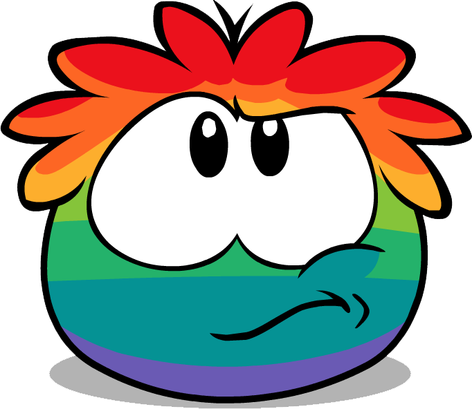 Funny Rp - Png - Puffle Club Penguin (682x592)