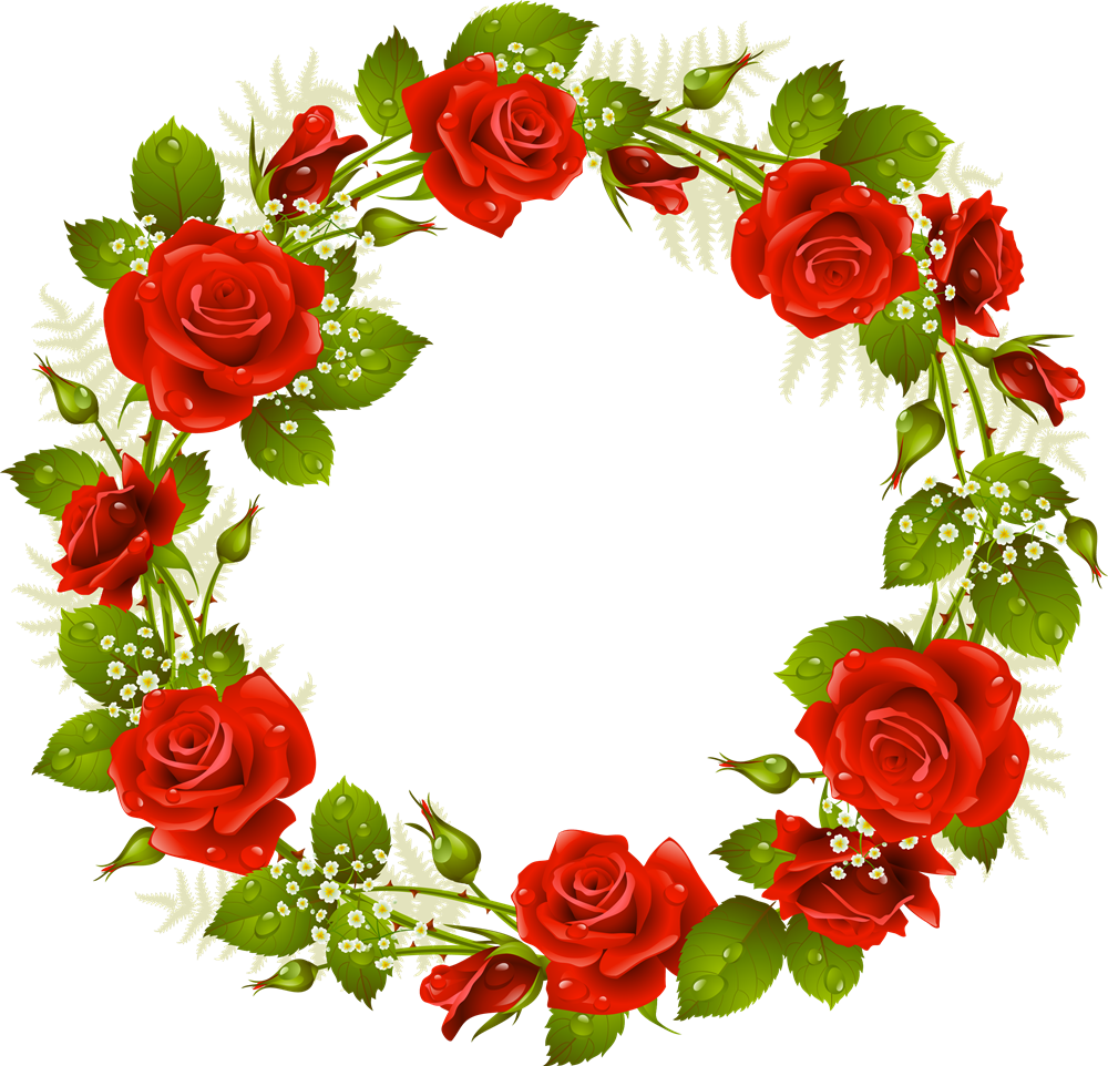 Strawberry, Boarders, Decoupage, Clip Art, Backgrounds, - Red And Yellow Rose (1000x962)