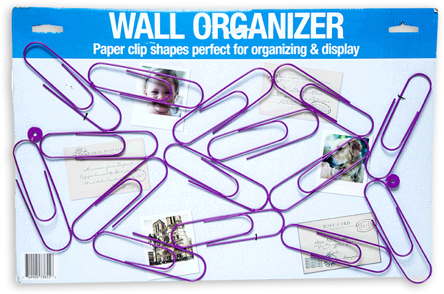 23" X 14" Jumbo Paper Clip Wall Organizer - Wire (654x654)