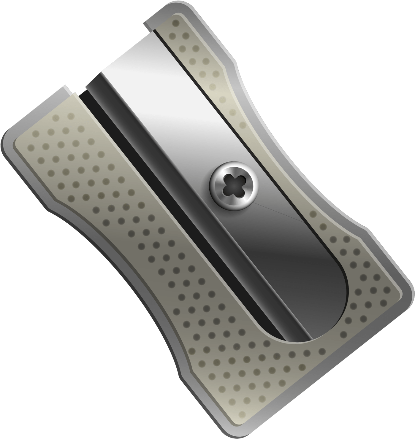 Pencil Sharpener Illustration - Pencil Sharpener Top View (1508x1564)