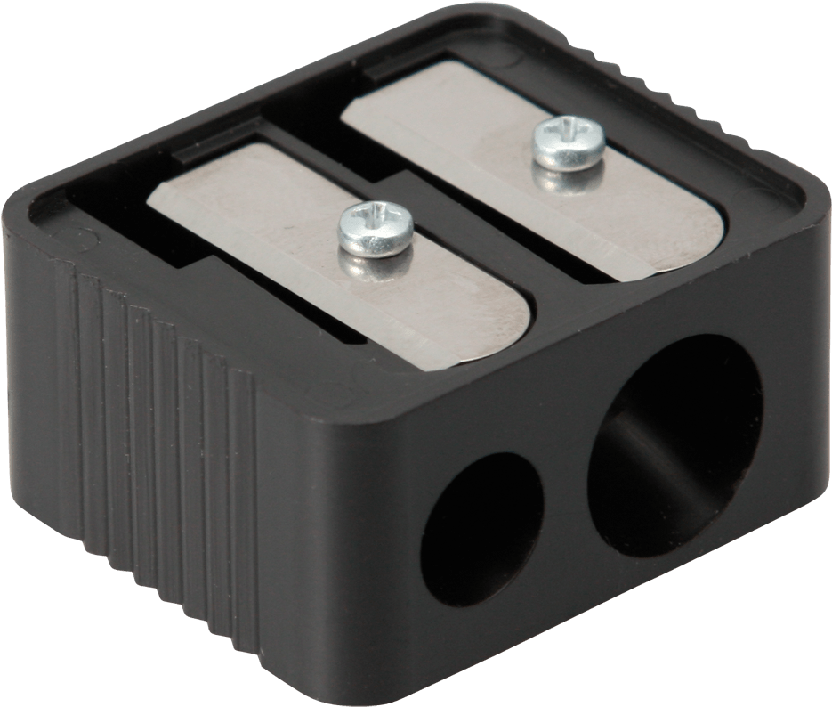 Black Pencil Sharpener - Sharpener Png (1280x1016)