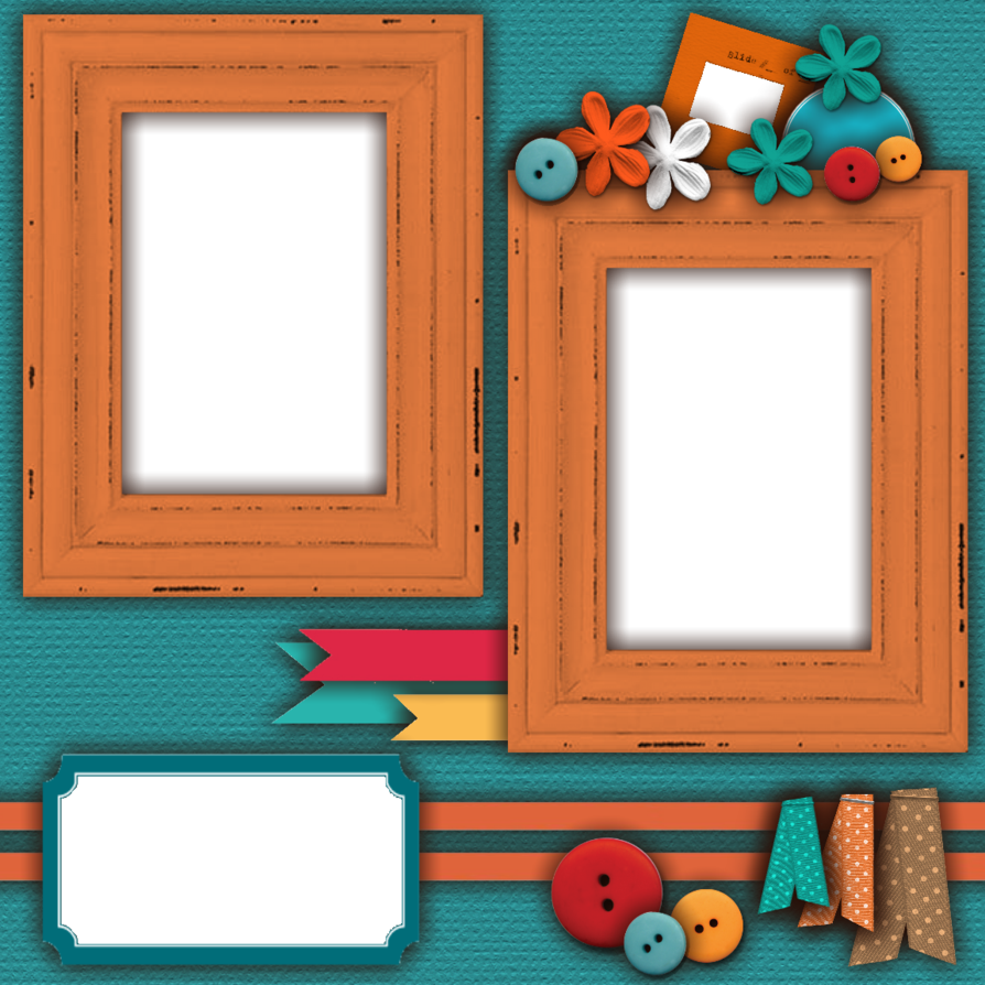 Colorful Scrapbook Cover Design (894x894)