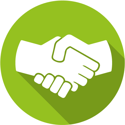 Confianza - Hand Shake Icon (454x451)