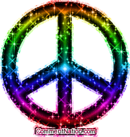 Glitter Peace Sign Wallpaper - Craigslist Business Model Canvas (457x480)
