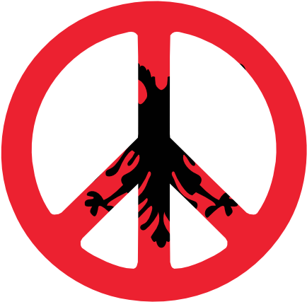 Download And Use Peace Sign Png Clipart Image - Love Animals (444x444)