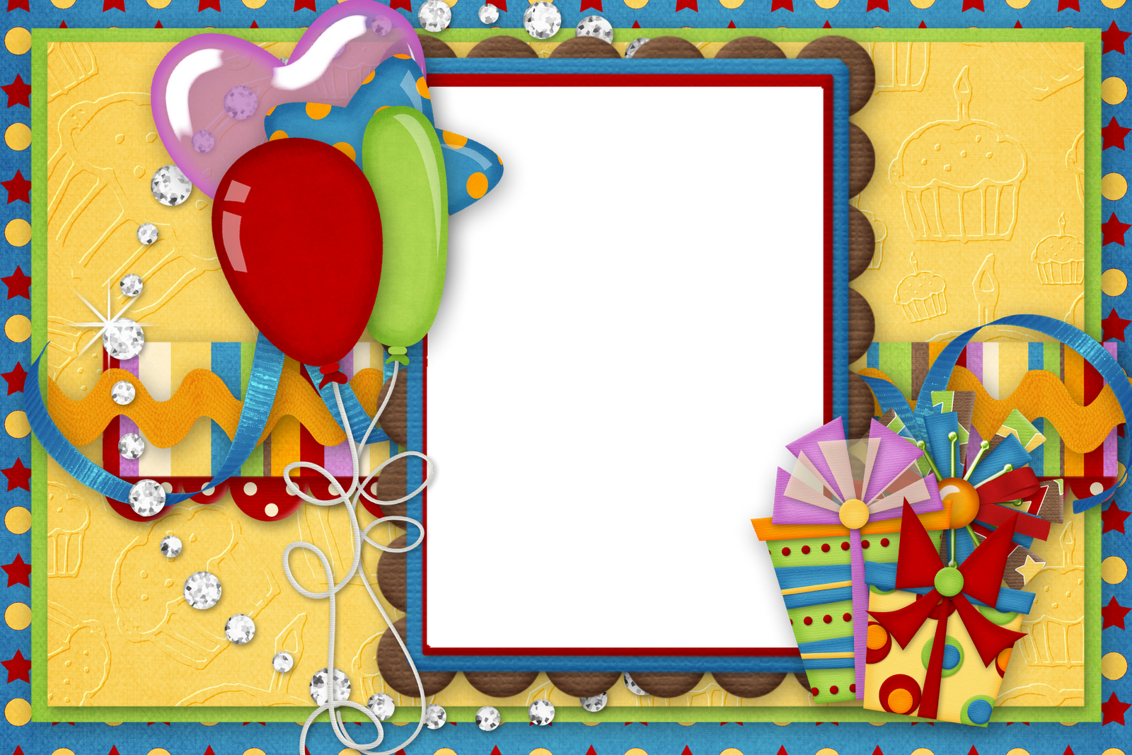 Marcos Para Fotos De Cumpleaños - Marcos Vintage Cumpleaños Png (1600x1067)