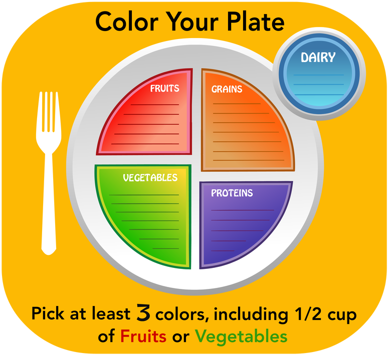 'color Your Plate' Dry Erase - Color Of The Plate (800x800)