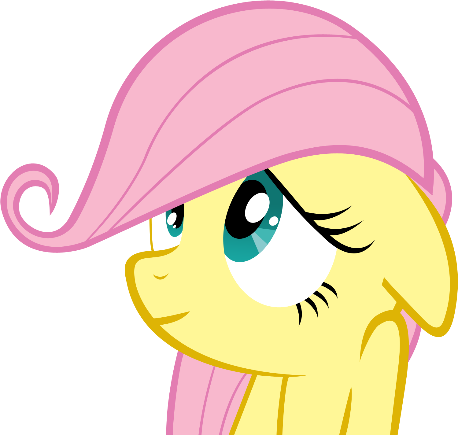 Fluttershy's School Id Photo By Shho13 Fluttershy's - Cartoon (1600x1528)
