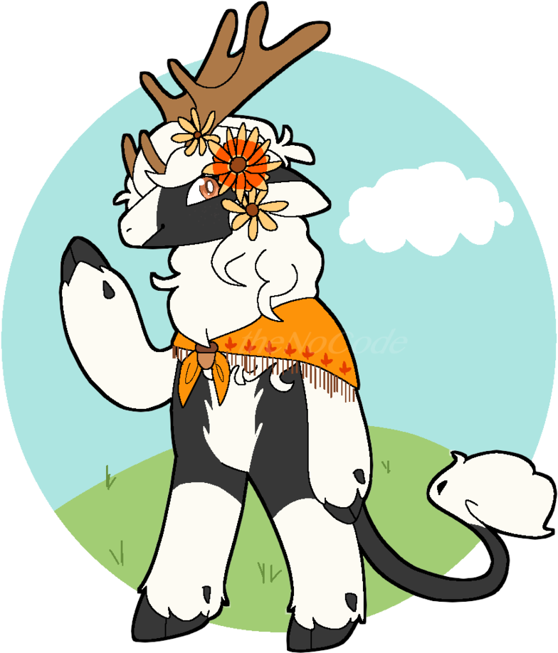 Art Of My Fursona H - Cartoon (844x947)