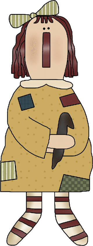 Raggedy Ann, Fat Quarters, Applique, Primitives, Decoupage, - Cartoon (320x846)