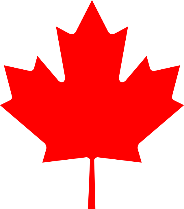 Leaf Clipart Canadian - Canada Flag Maple Leaf (637x720)
