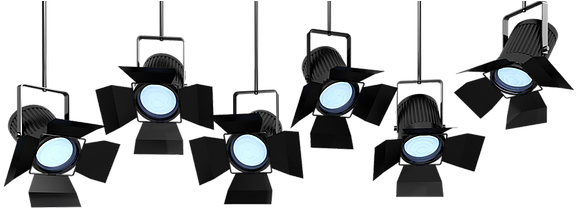 Music Movement Drama - Hanging Studio Lights (600x214)