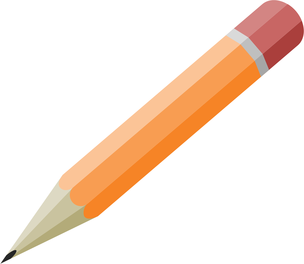Pencil - Pencil Png (1247x1083)