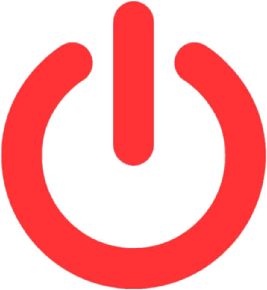 Red Power Button Png - Red Power Icon Png (1200x1200)