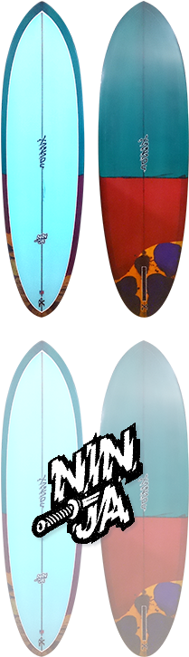 The Ninja Surfboard - Surfboard (240x750)