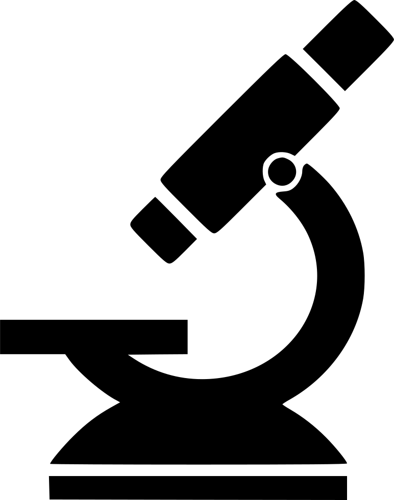 Png File Svg - Logo Microscope (772x980)