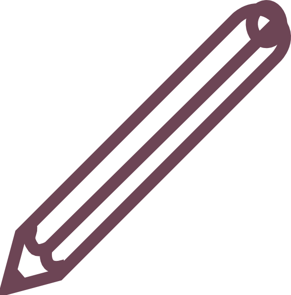 Pen Clipart Purple Pen - Clip Art (588x596)