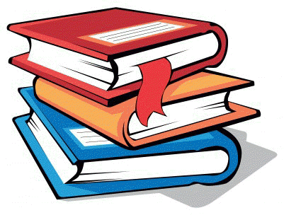 Fancy Cartoon Stack Of Books Links To Norse Heathen - Stack Of Books Logo (401x304)