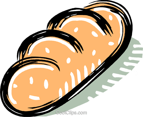 Bread Royalty Free Vector Clip Art Illustration - Paes Vetor Png (480x394)