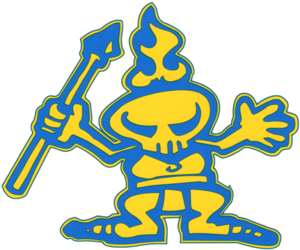 Warrior Contour Sticker - Postage Stamp (430x480)