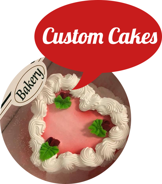 Order A Custom Cake At Brake's Dairy King In Buckhannon, - Reserved For Ben Neverland Boy Christmas Ears (556x633)