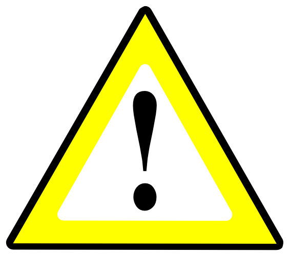 1 Significant Risk Yellow - Significant Clip Art (600x537)