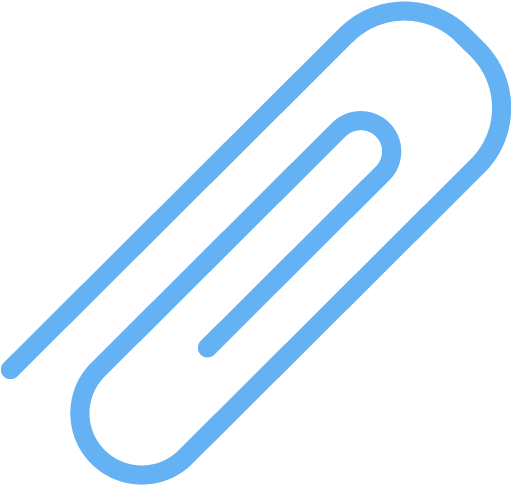 Tropical Blue Paper Clip 6 Icon - Jurisprudence (512x512)