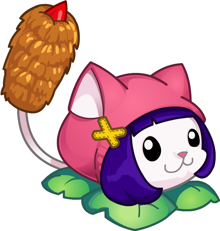 Hd Cat 2 - Rabogato Plantas Vs Zombies (887x860)