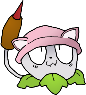 Cattail - Cartoon (350x350)