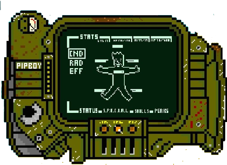 Pip Boy Pixel Art (780x609)