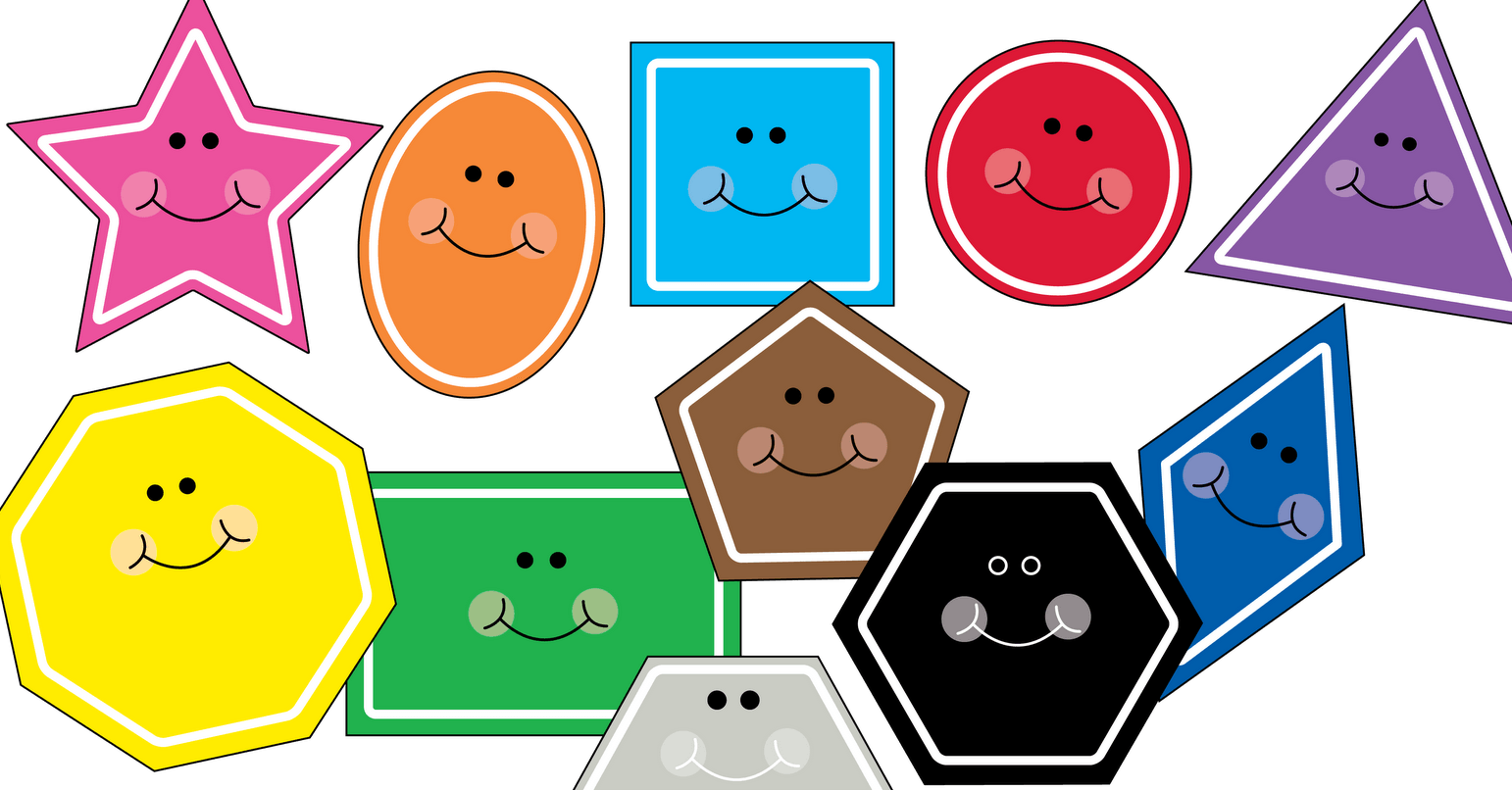 April 27, 2017 - Geometric Shapes Clipart (1542x806)