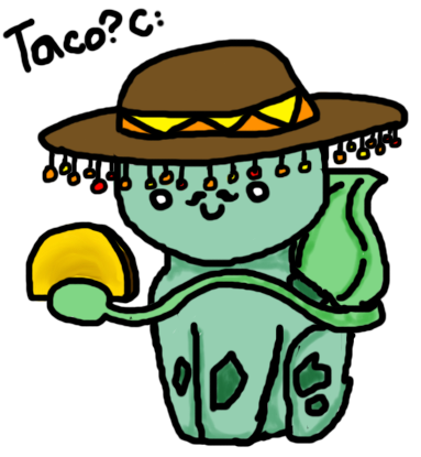 Taco Bulbasaur By Kkmeko - Taco Bulbasaur By Kkmeko (405x442)