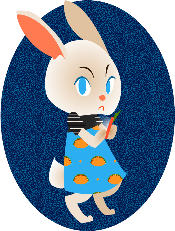 Taco Dress On A Bunny By Orange-neko - Cartoon (600x800)