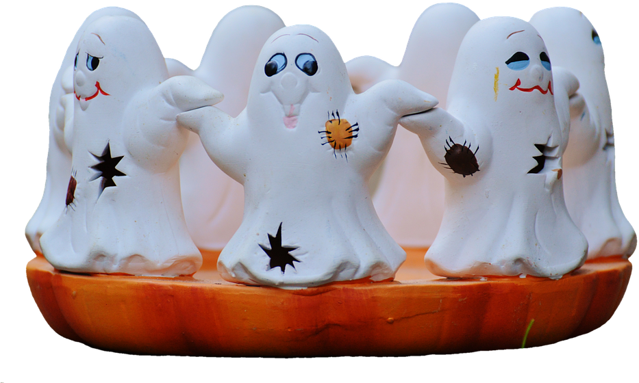 Halloween, Ghosts, Ghost, Group, Cute - Fantasma En Ingles (960x628)