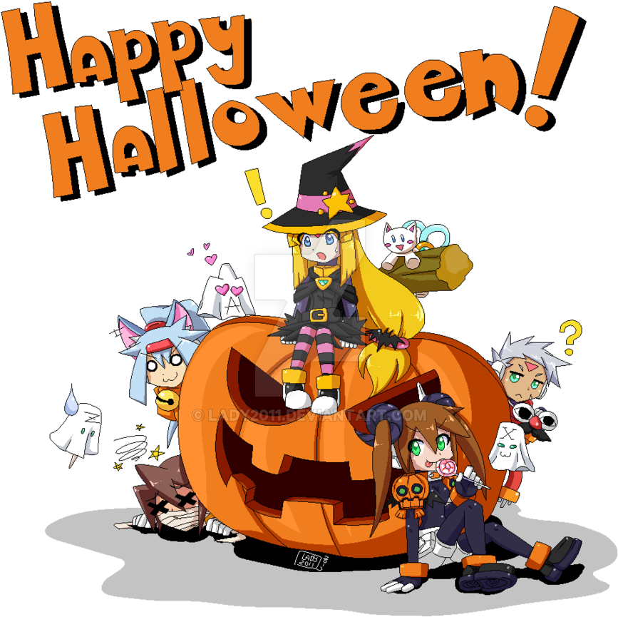 Pixel Art By Lady2011 Mmzxa Happy Halloween 2013 - Cartoon (900x900)