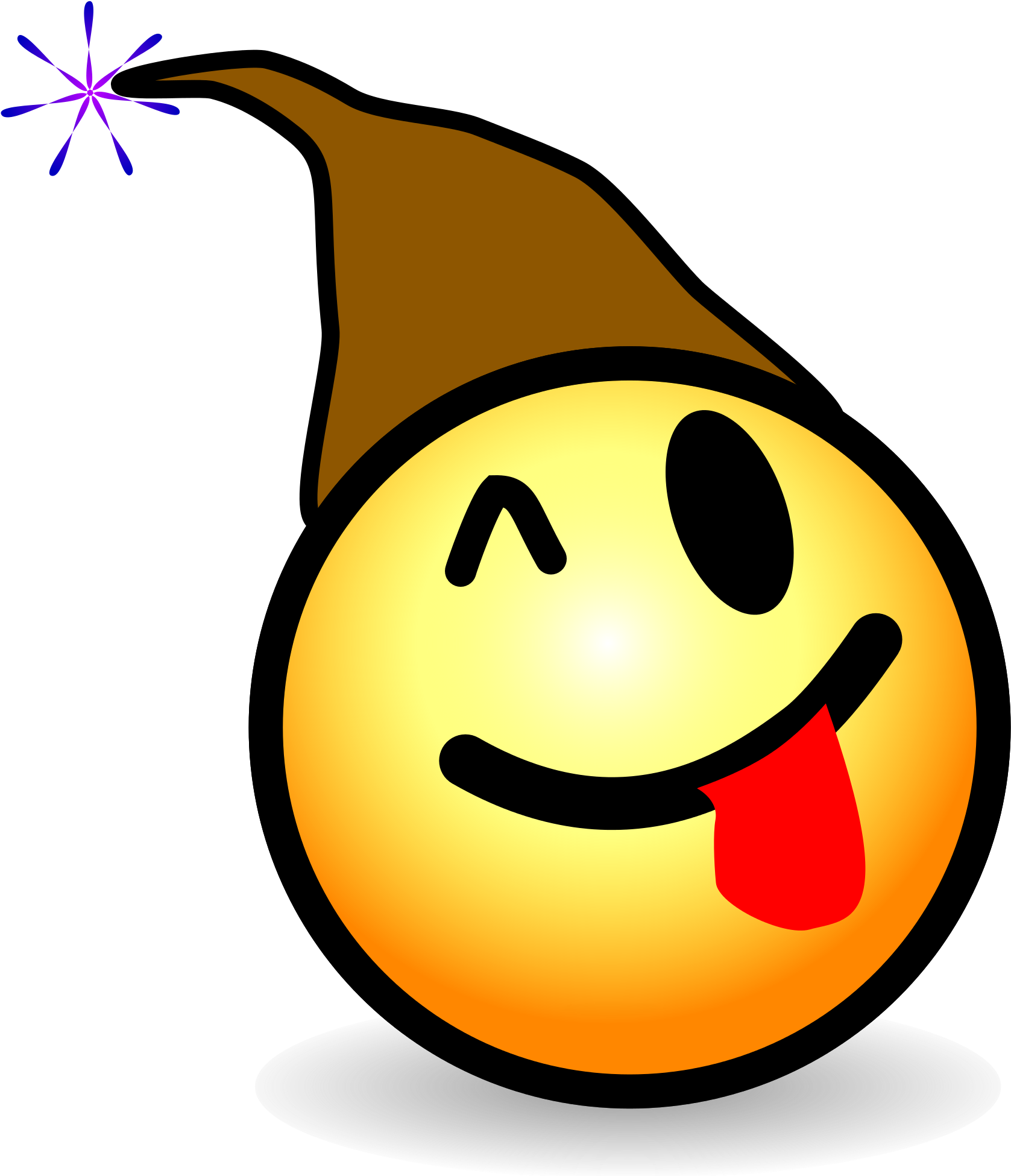 Cartoon Sticking Out Tongue 29, Buy Clip Art - Scalable Vector Graphics (2000x2000)