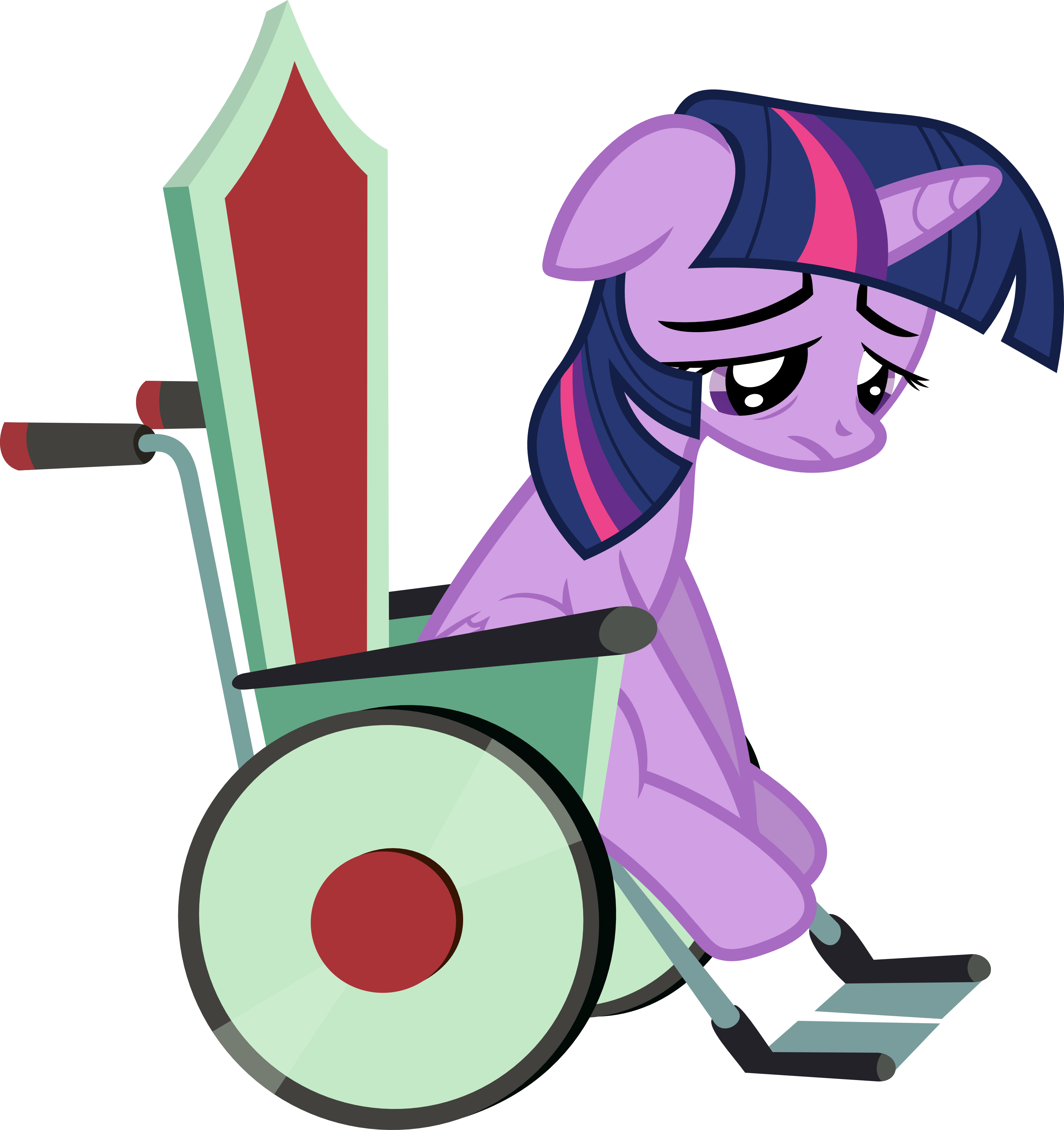 Uploaded - Mlp Princess Twilight Sparkle Sad (3348x3555)