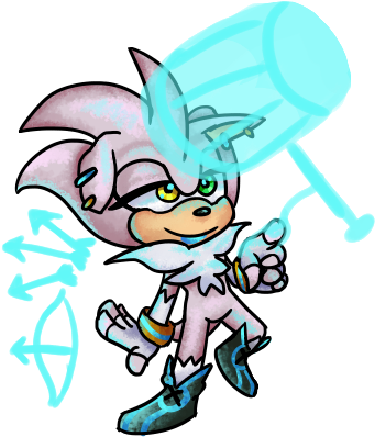 Silver/amy Fankid By Metal-echidna - Cartoon (550x550)
