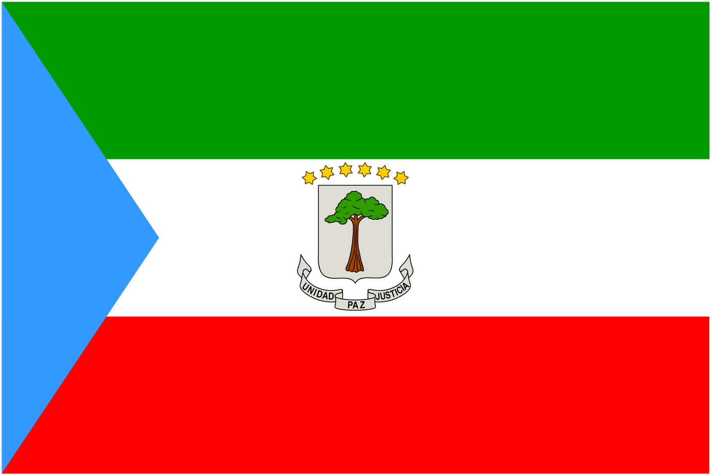 Equatorial Guinea Flag Hd Wallpaper - Equatorial Guinea Flag (1600x1000)