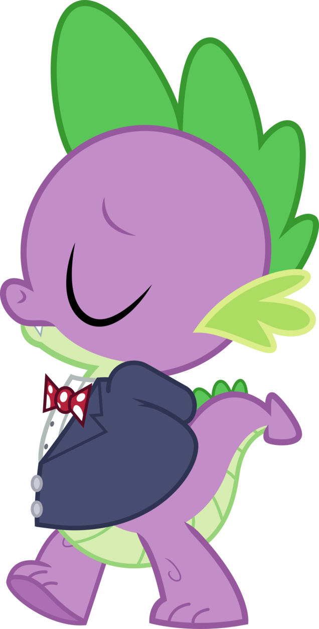 Spike In A Suit By 1apeepa - Exbibyte (636x1254)