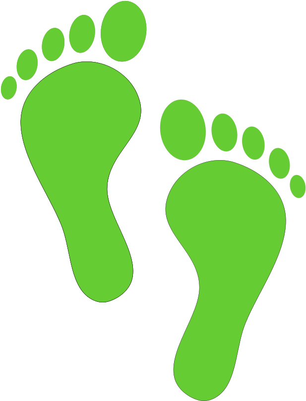 Foot Steps Clip Art - Foot Print Clipart (900x900)