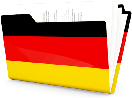 German - German Flag Folder Icon (463x354)