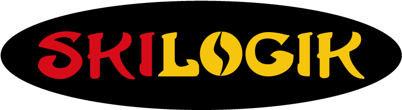 Skilogik Official Logo With Black Oval - Ski Logik (842x255)