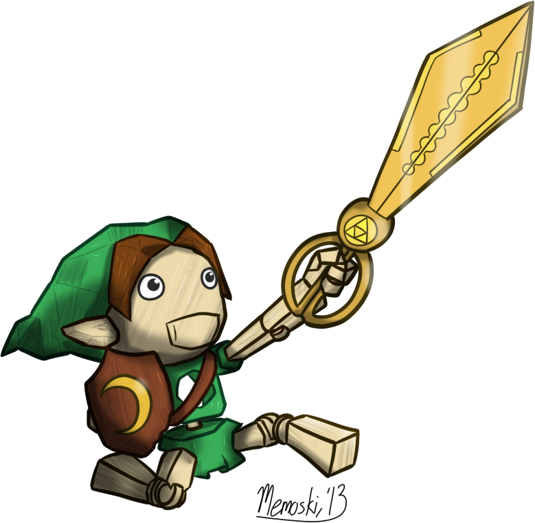 Puppet Of Zelda - Puppeteer Scissors (779x762)