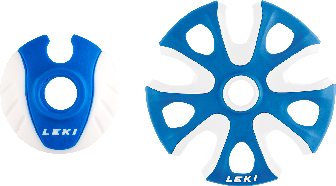 Leki Blue Bird Carbon S - Leki Big Mountain Basket For Trekking Poles - Black/red (1455x786)