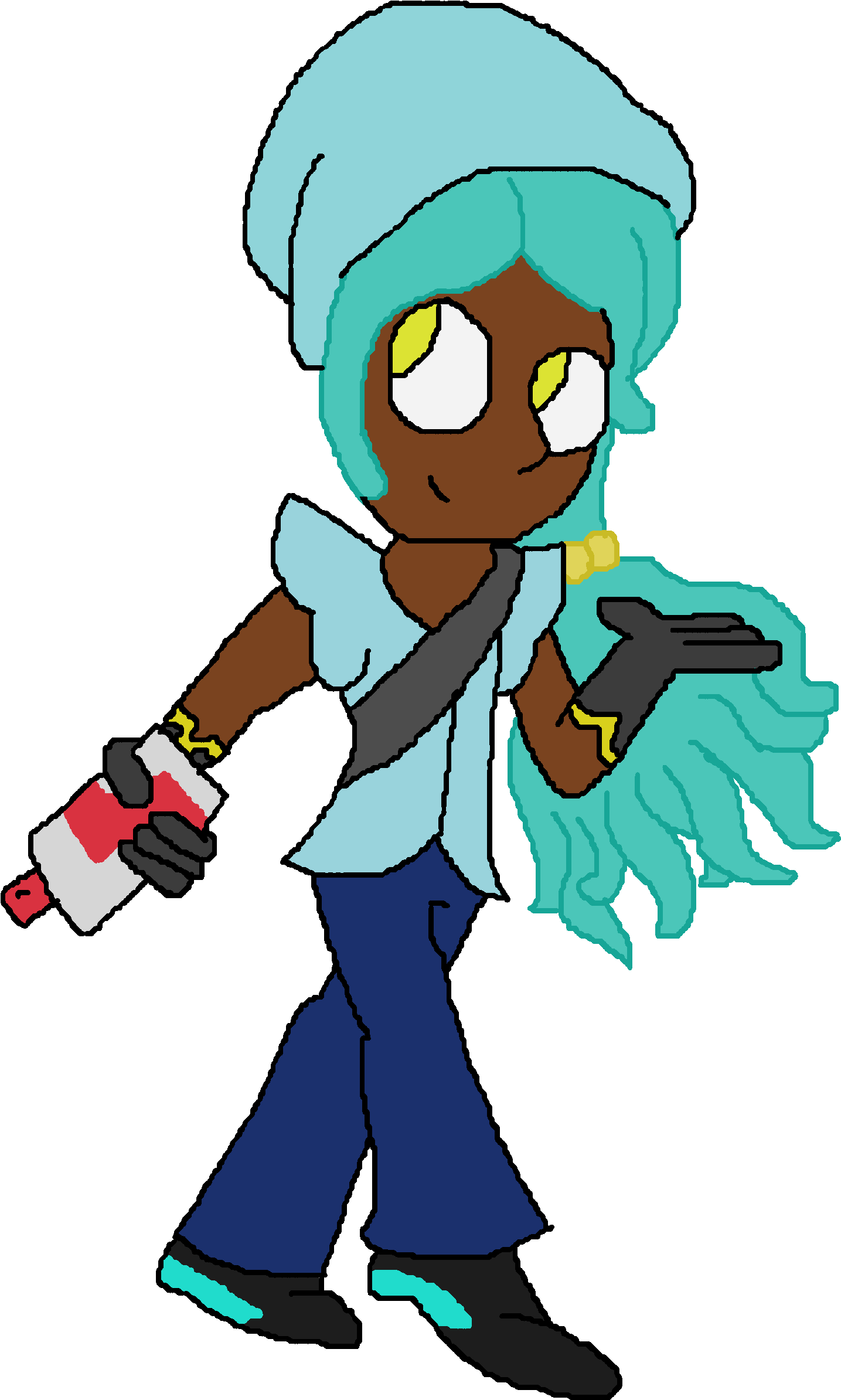 The Jellyfish-like Creatures Evolved In Much A Similar - Female (1500x2450)