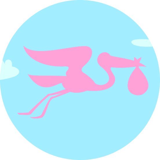 The Stork Guy Has Been In The Business Of Custom Art - The Stork Guy Has Been In The Business Of Custom Art (552x552)