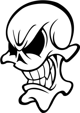 Cartoon Skulls Images - Cartoon Skulls Images (500x500)