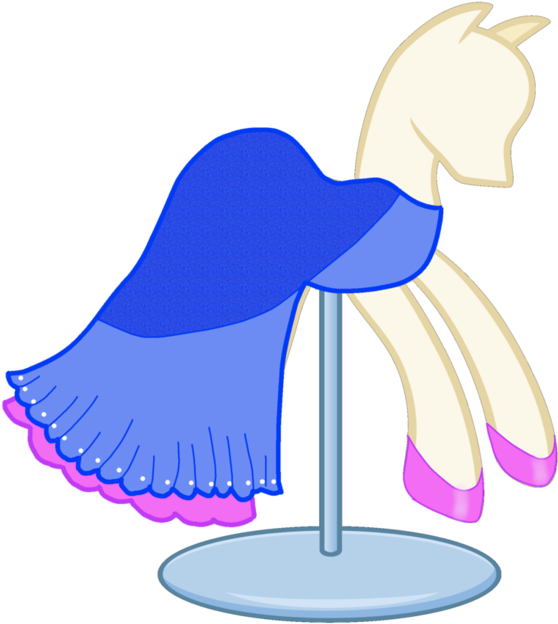 Mlp Gala Dress For A Mare Blue And Pink - Illustration (752x1063)